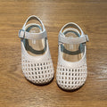 Girls' sandals: closed-toe knitted princess shoes, new summer 2025 collection, toddler shoes, hollow-out sandals and slippers for girls