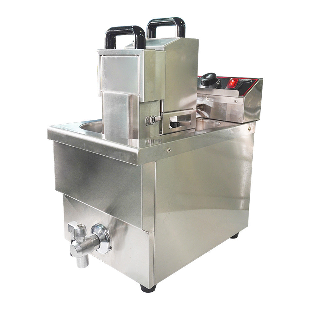 Oil filter machine fast food restaurant fried food production edible oil filtration equipment small oil filter cart