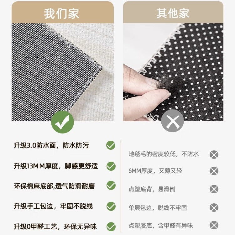 Carpet bedroom bedside blanket girl's room bedside kids' room cute  new under-bed thickened floor mat