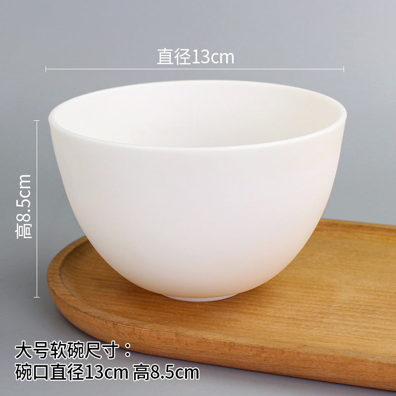 Beauty bowl spa mask mixing tool plastic mask bowl wholesale set - flat rim bowl