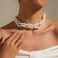 Wholesale faux pearl necklaces - european & american cross-border fashion, vintage jewelry, women's luxury, niche, high-end choker collars