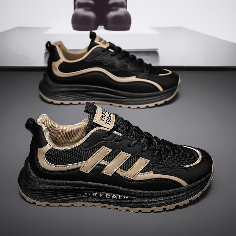 Men's sneakers - spring 2026 new collection - breathable mesh dad shoes - trendy casual shoes for students