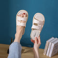 【dropshipping】women's flat slippers - summer outdoor fashion, trendy indoor anti-slip, wet-weather beach flip-flops