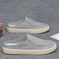Canvas shoes for men summercasual lazy one-leg half-drag men's old beijing thousand-layer bottom cloth shoes trendy shoes spring & fall
