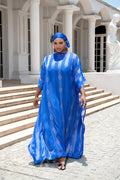 supply of export  african plus size women's clothing heavy industry hot diamond dress with suspender headscarf