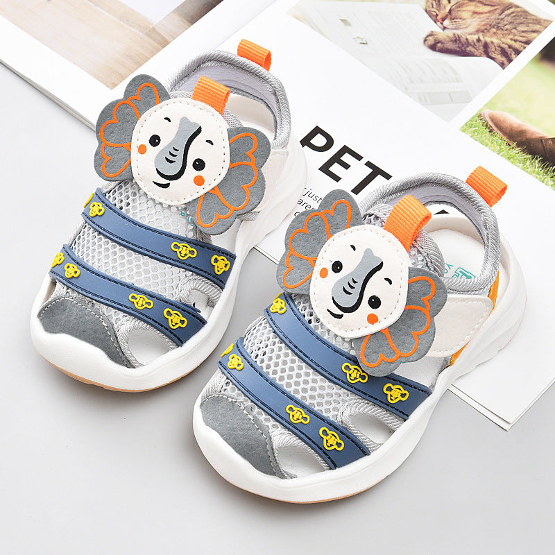Kids' spring/autumn  collection: girls' breathable soft-soled baby shoes, boys' functional shoes, and first walker shoes