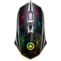 Silver sculpt g11 wired metal scroll wheel 4-button illuminated mouse - gaming usb computer accessories - amazon cross-border wholesale