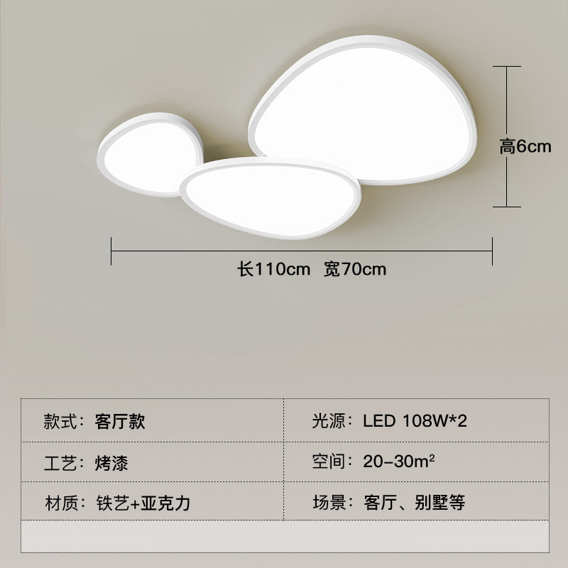 2025 new full spectrum living room ceiling light modern simple atmosphere Zhongshan lighting whole house package combination lighting