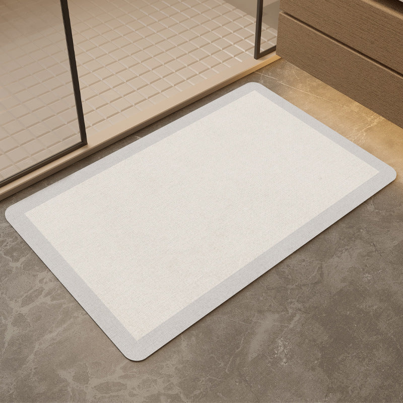 Diatom mud bathroom floor mat, water-absorbent non-slip bathroom floor mat, toilet casual quick-drying soft mat, thickened for bathroom