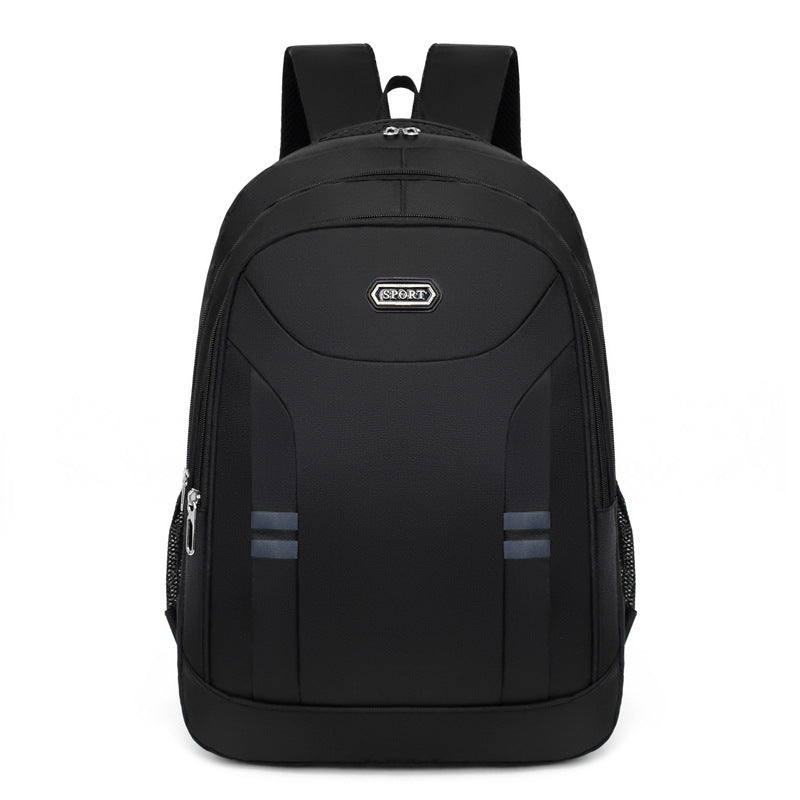 Business computer backpack men's simple large-capacity outdoor travel bag middle school student schoolbag men's casual backpack