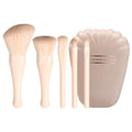 shell mirror brush 5-piece set of brushes portable brush bag multi-functional makeup brush beauty personal care tools makeup brush