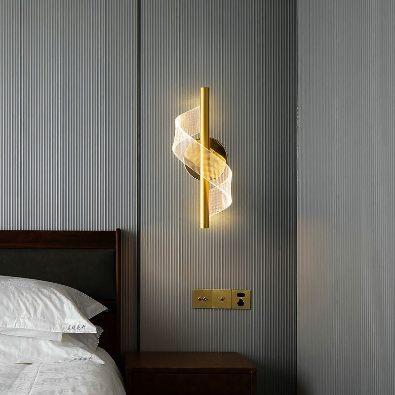 Modern minimalist bedroom bedside lamp corridor aisle light creative personalized master bedroom bedside wall lamp popular decoration wall light