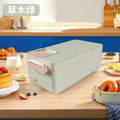 Heated lunch box - quick & convenient for busy professionals - electric lunch box - 304 stainless steel - rechargeable