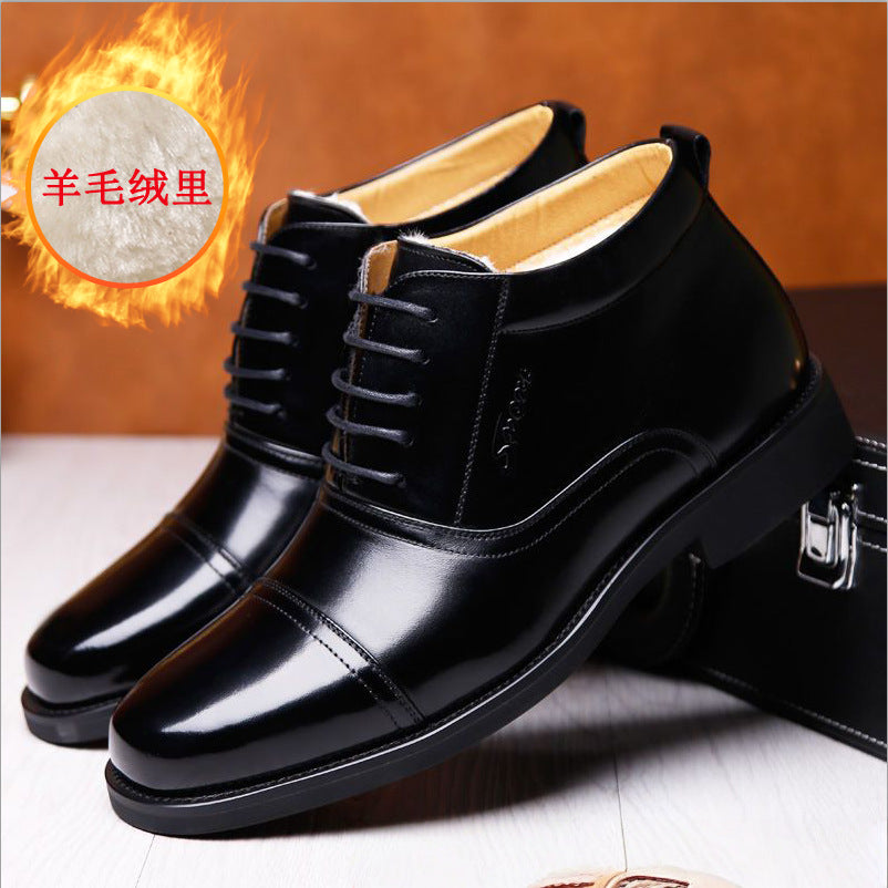 Winter new arrivals: stylish and minimalist men's high-top cotton shoes - versatile, warm, comfortable, fleece-lined, extra thick casual boots