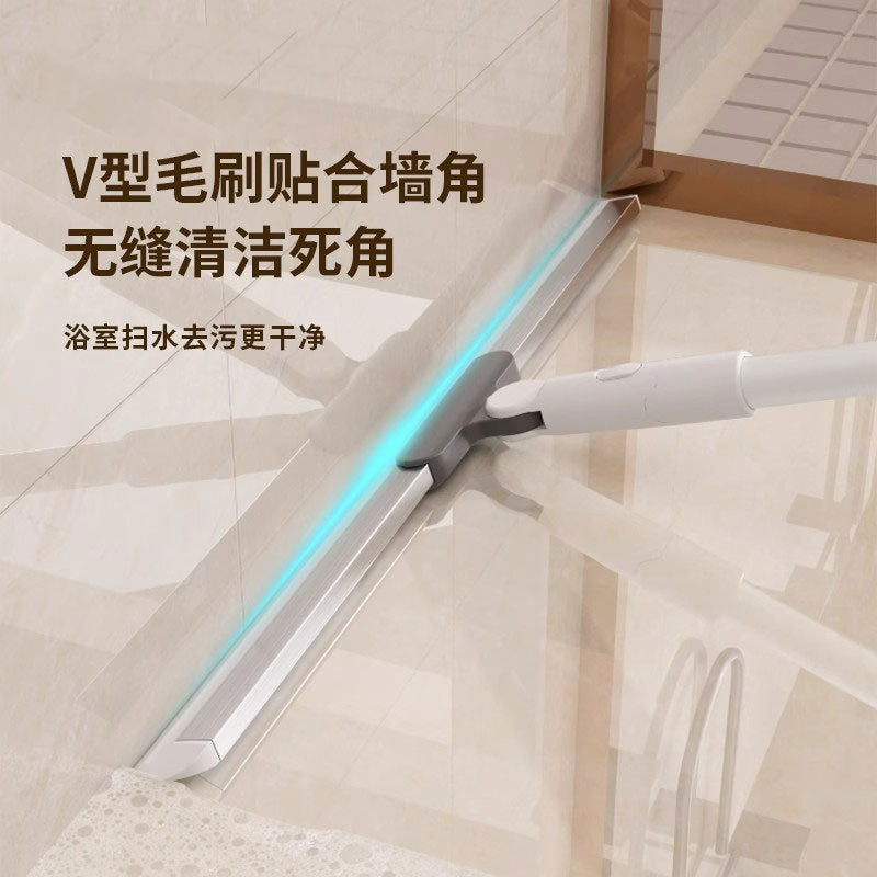 Factory straight hair magic broom household mop bathroom floor artifact wiper silicone bathroom dual-purpose