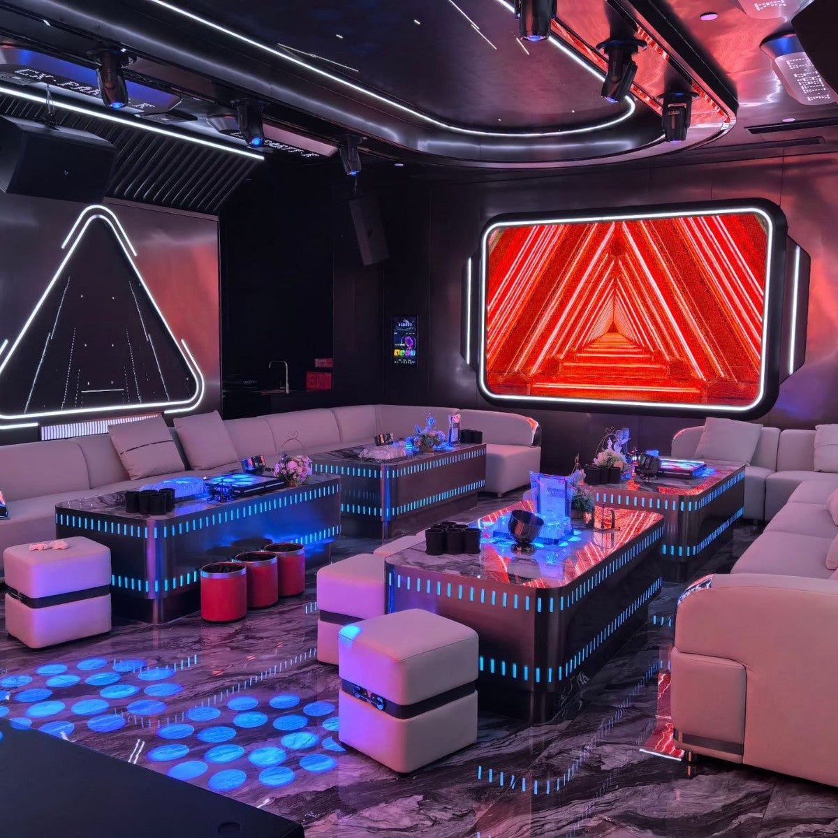 Customized bar ktv special luminous coffee table light luxury night club box party room booth ktv coffee table customization