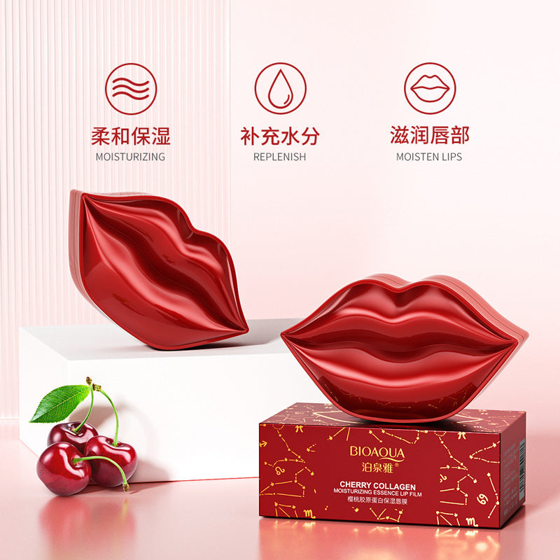 Boquanya Cherry Collagen Moisturizing Lip Mask Deep Moisturizing Moisturizing Hydrating Lip Care