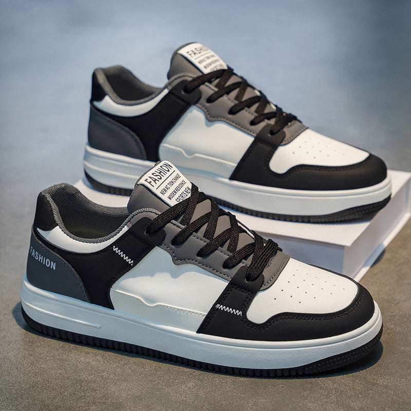 New arrivalins style men's shoes 2026springtrendyeasiest for matchwhite shoesnon-slipabrasion resistantthick sole sports casual sneakers