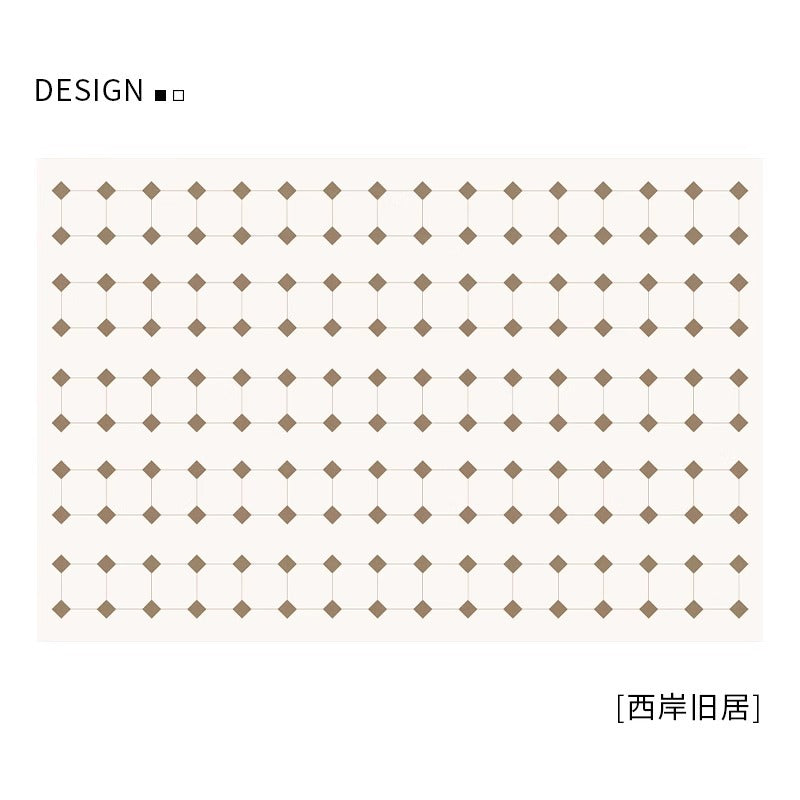 Distributed carpet living room  new french floor mat retro light luxury high-end cream style bedroom no-wash and wipeable
