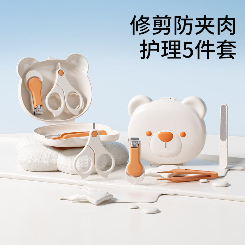 Baby nail clipper set - newborn safe, anti-pinching nail clippers for infants and toddlers