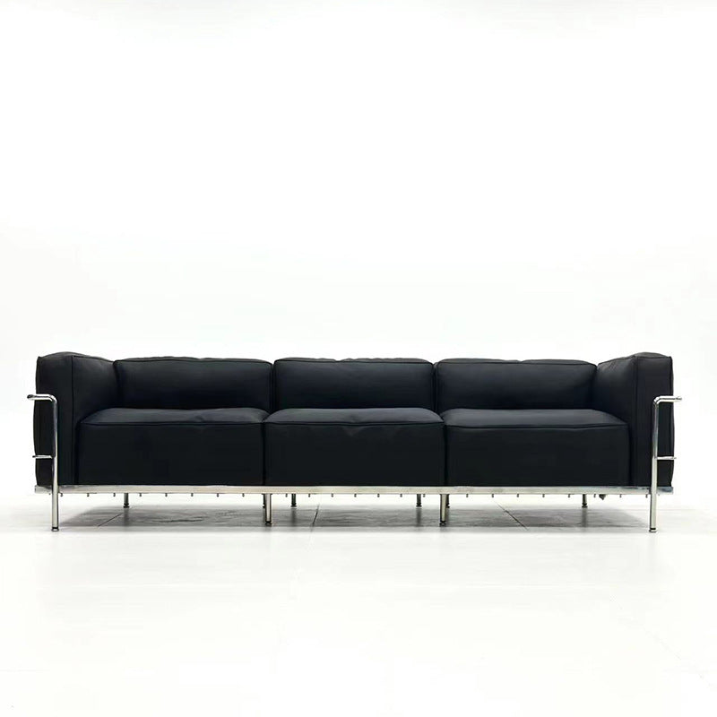Lc3sofa original replica leather sofa medieval style bauhaus designer small apartment straight row single sofa