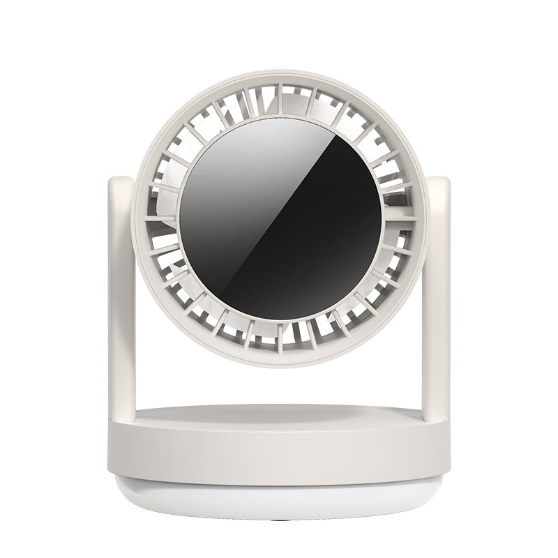 new product zk06 oscillating fan - silent, high-velocity mini fan for home and office desktop use