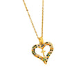 [titanium steel] cross-border popular full zirconium love cross necklace for women, accessible luxury fashion, high-end sweater chain accessories