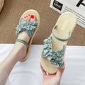 Best sellingflats sandals women's summer fashion fairy style with skirt new arrivalfrench beach two wear sandals