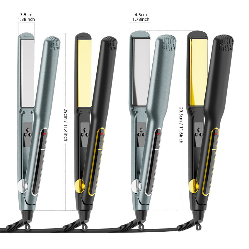 Cross-border professional hair straightener high temperature hair straightener splint curling iron dual-purpose straight plate clip hair straightener