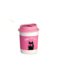 Original creative ins style coffee milk tea cup trash can large capacity lidless living room bedroom garbage basket
