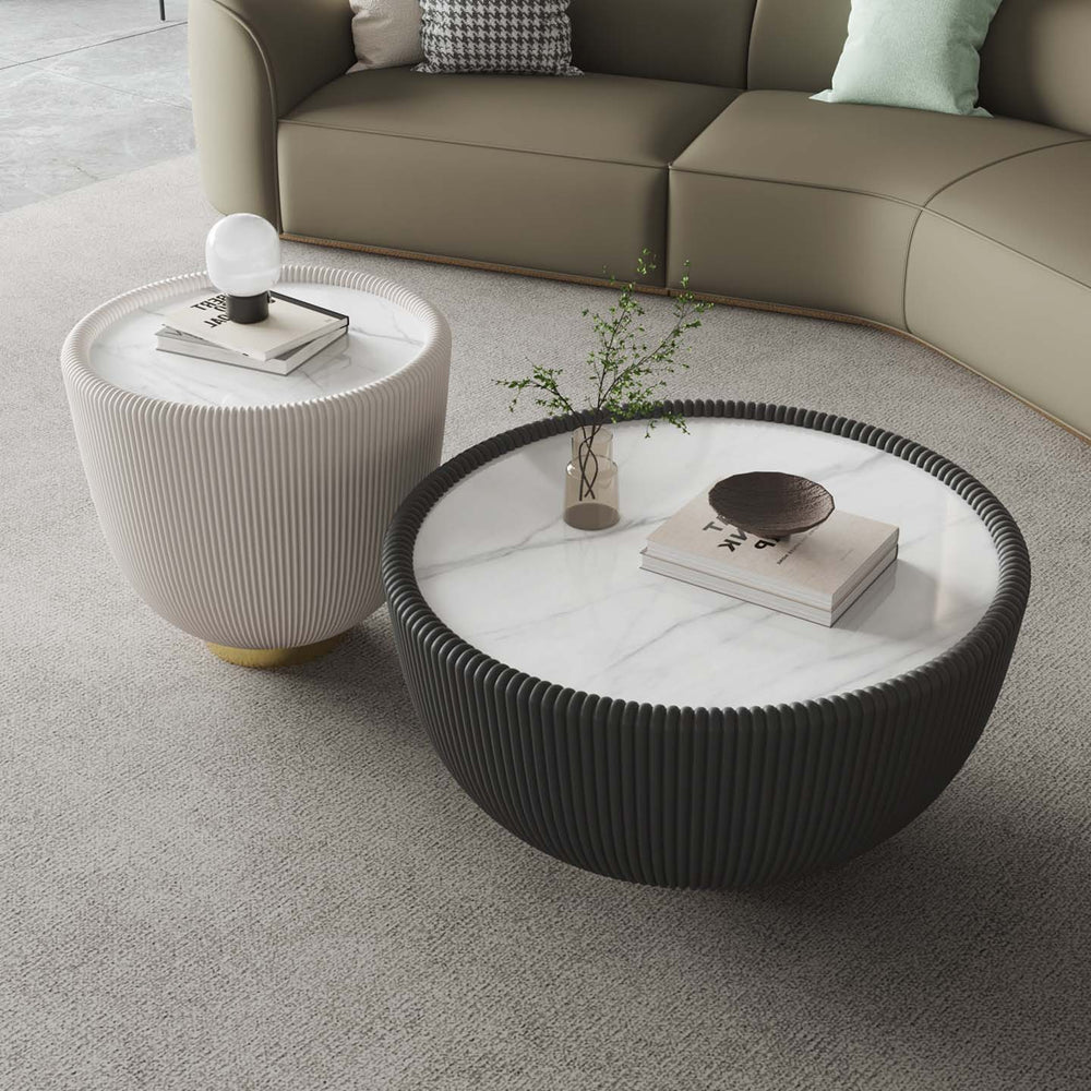 Designer slate coffee table popular small coffee table for home living room accessible luxury modern classy sense size combination coffee table