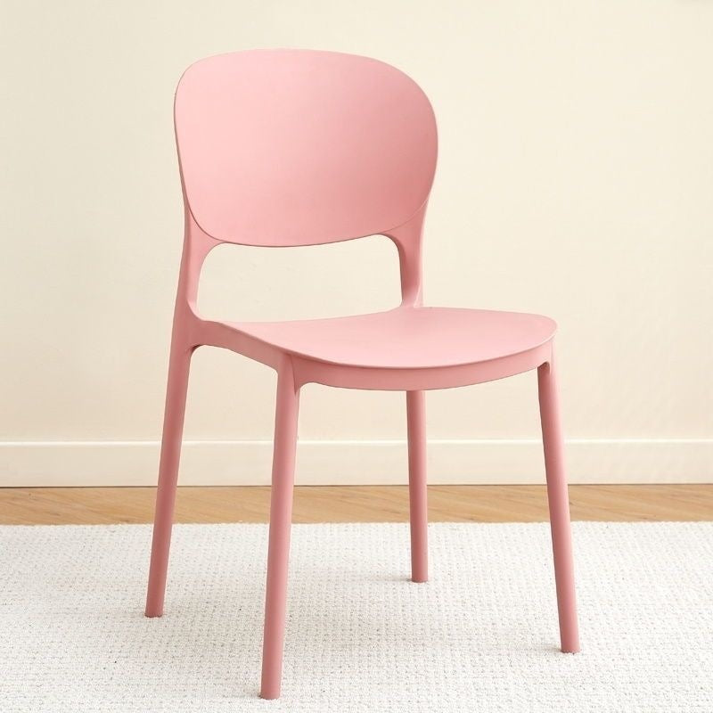Plastic chair thickened backrest dining chair dining table for homeaccessible luxuryclassy sense negotiation stool stackable catering commercial