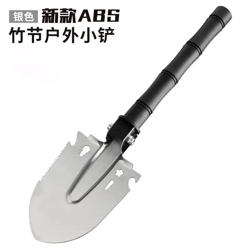 Outdoor engineer shovel multifunctional non-folding portable iron shovel hiking camping style outdoor fishing digging shovel