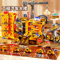 Construction track car sliding train parking lot car rush adventure 3 years old 4 boys educational kids toys