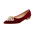 Niche stylefrench wedding shoes autum women 2024new arrival xiuhe wedding dress two-wear bridal shoes non-tiring high heels