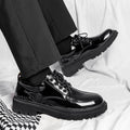 Spring men's shoes classybootsmen british new arrival hong kong style formal business wedding groom heightening black leather shoes