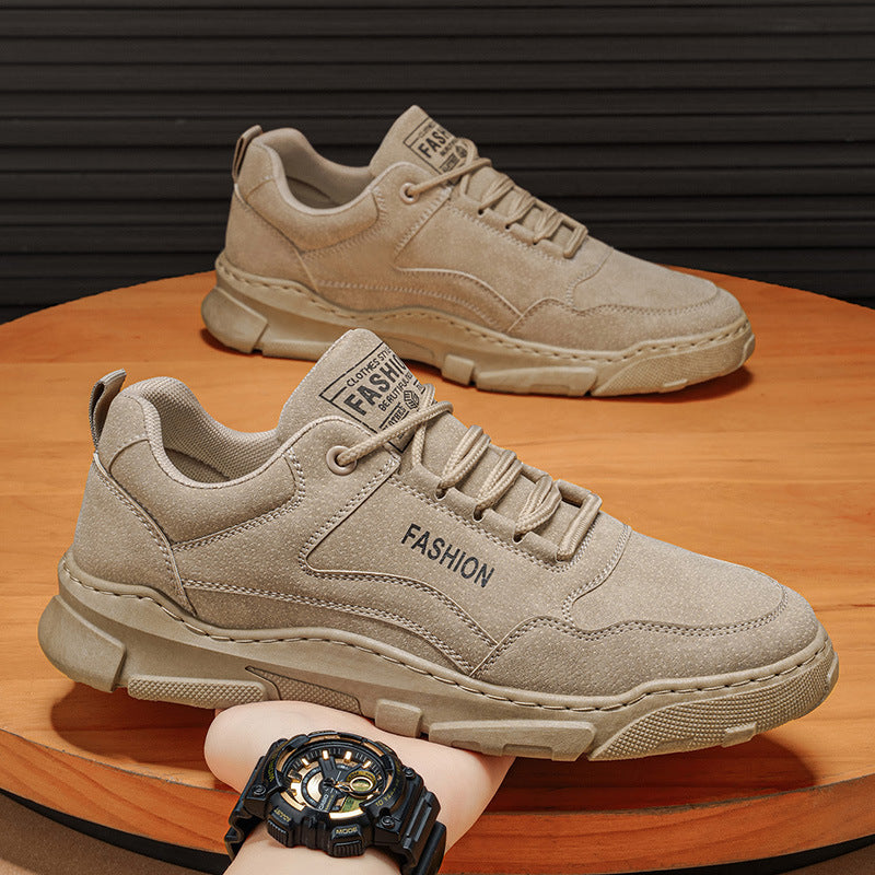 Workwear men's shoes 2026new arrivalspring sneakers trendy shoes lightweight non-slip construction site work abrasion resistant breathable labor protection shoes for men
