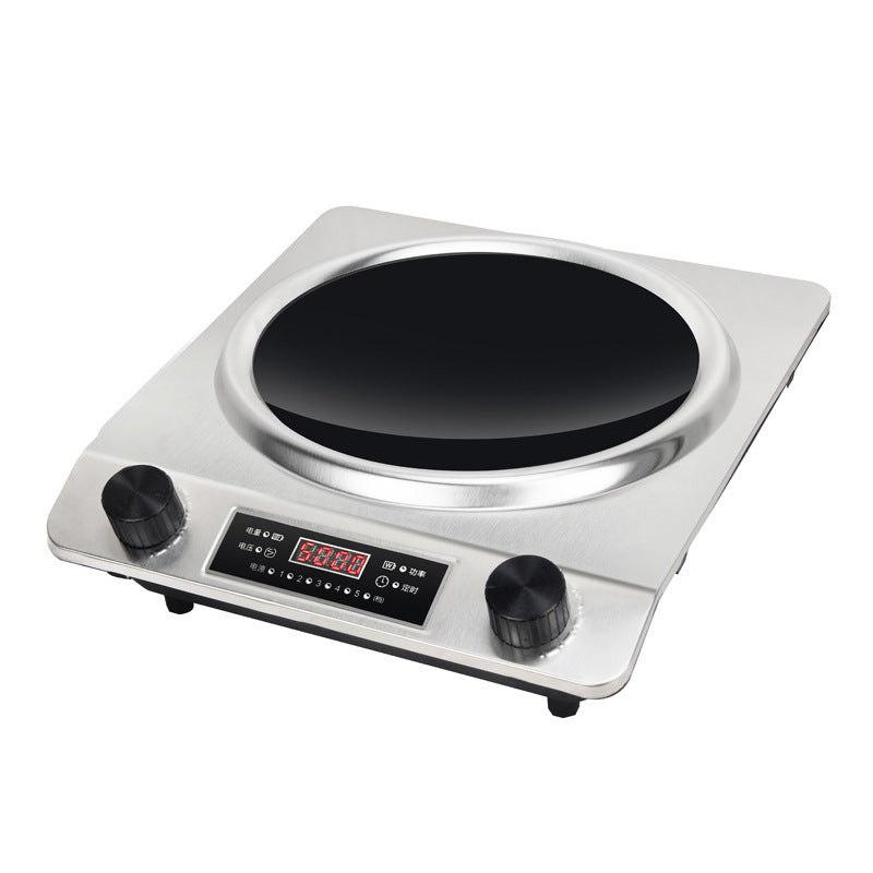 Concave induction cooker 5000w for home hot pot cooking multi-function 3500w high power commercial battery stove cross-border