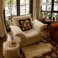 Aki-ike sofa japanese wabi-sabi style medieval living room cloud sofa straight row detachable washable cream style fabric sofa