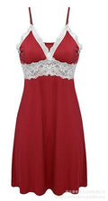 Hot-selling lingerie: seductive cutout nightgown, suspender faux silk sexy mini dress, women's sleepwear - sexy