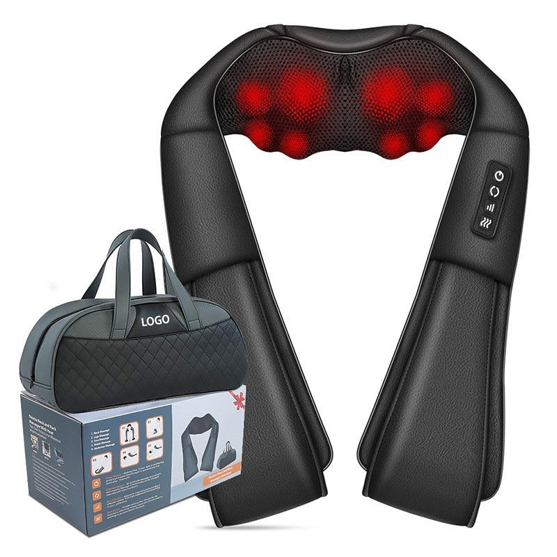 cervical spine massager massage shawl kneading hot compress electric for home waist back shoulder neck massager one piece dropshipping