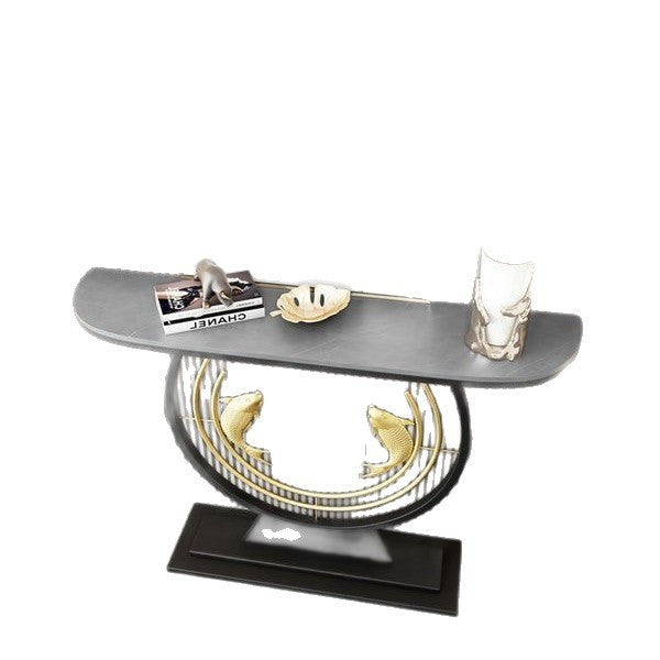 New chinoiserie console table casual modern living room wall-mounted entrance cabinet entrance table accessible luxury entrance entrance end scene table