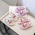 Vancahao slippers  summer new girls' fashion cartoon cat sandals & slides - big kids' indoor/outdoor flip-flops