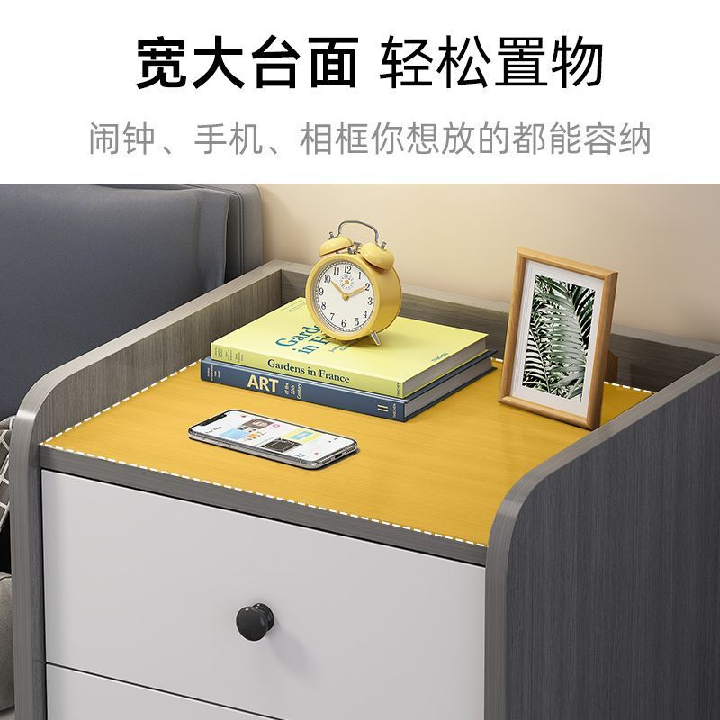 Bedside table small modern casualfor home bedroom bedside table large capacity multi-layer drawer storage cabinet storage cabinet