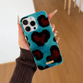 Tinfoil leopard print mobile phone case suitable for apple 17promax/16 anti-fall protective case wholesale apple 17pro