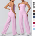 High-waisted, butt-lifting, cloud-soft, quick-drying yoga set featuring a sexy camisole and racerback design. perfect for outdoor activities, casual wear, running, and fitness
