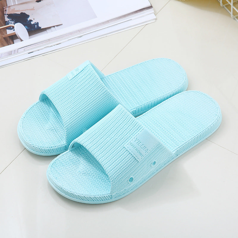 2023 new cartoon bathroom slippers for men, home bath non-slip slippers, couple's slippers for women, thick sole