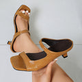 summer new arrival: plus-size women's casual comfortable french chic style fashionable high heels for wholesale (export)
