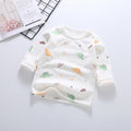Baby bottom shirt pure cotton t-shirt spring & fall infant cartoon tops baby boy girl single piece baby long sleeves