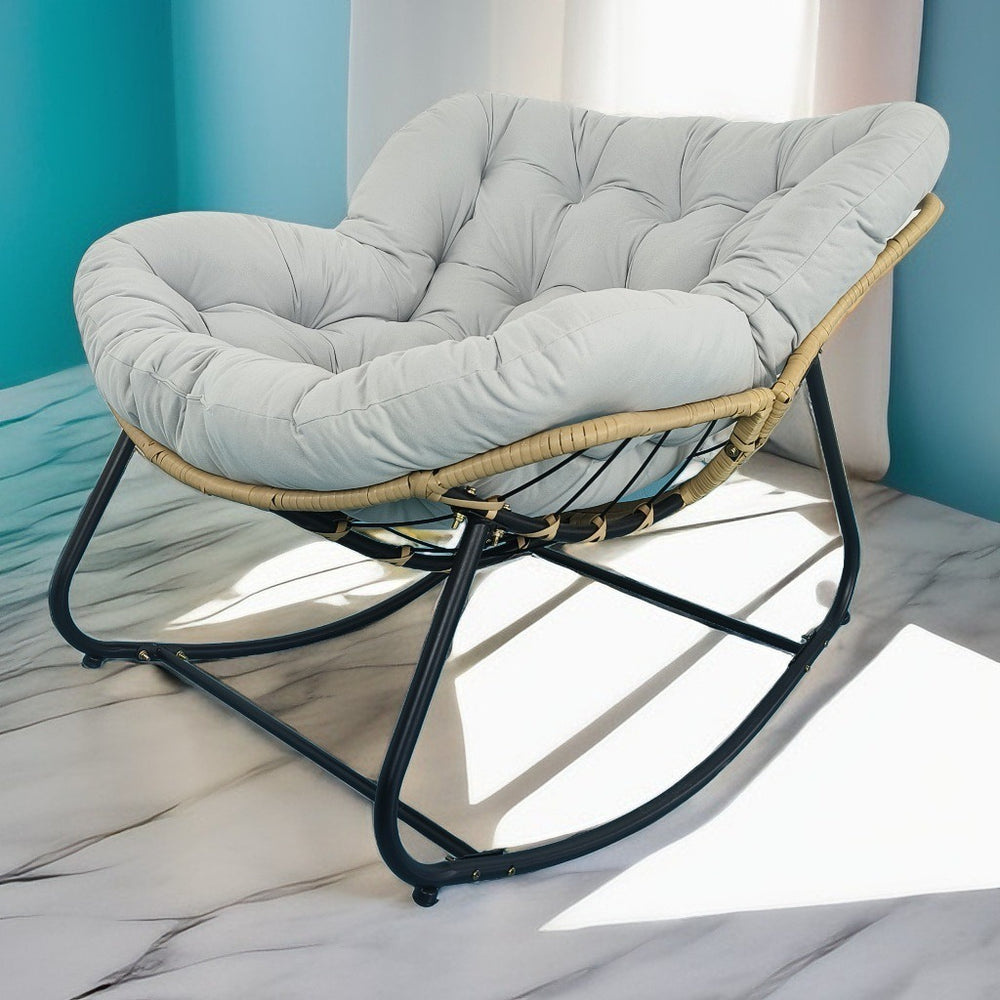Bird's nest rocking chair rocking chair recliner balcony casual chair reclining and sleeping nest chair lazy sofa chair for home adults